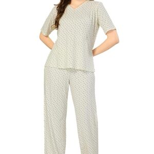 soulemo printed tunic with trousers co ords for women/cord set for women 1694